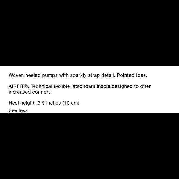 Zara sparkly trim heels bloggers fav - Picture 6 of 8